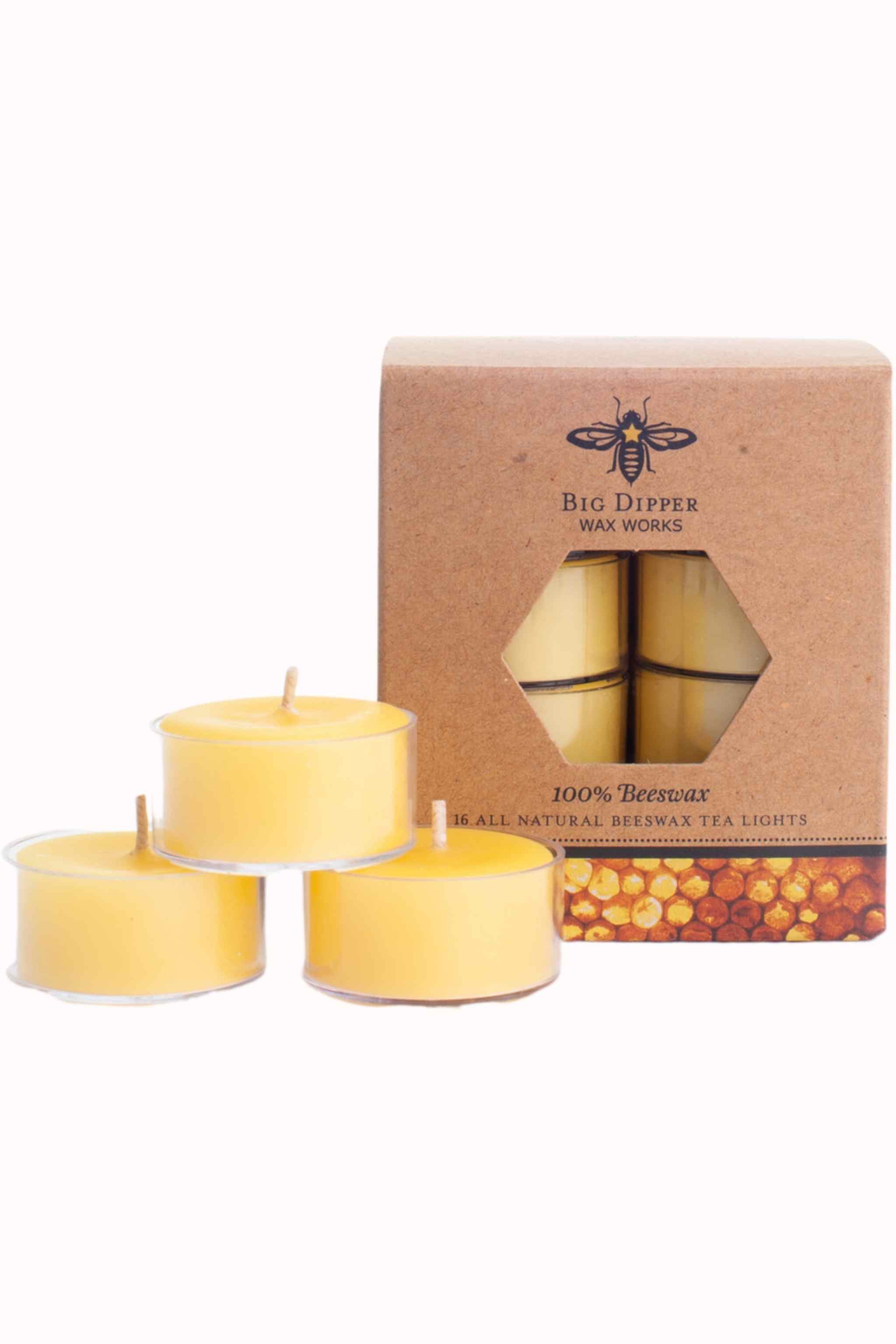 100% Pure Organic Beeswax Candles