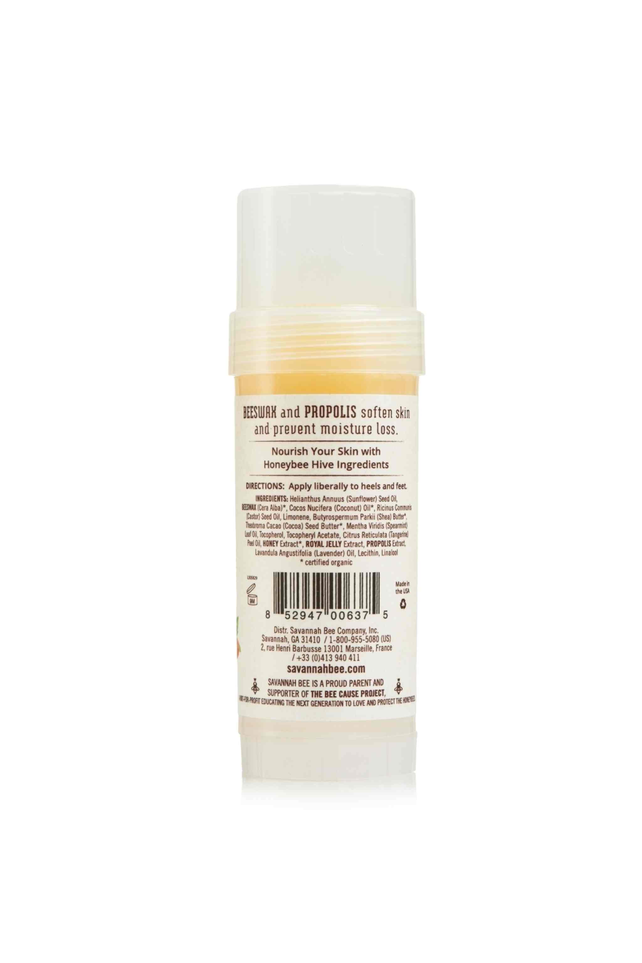 Tangerine Spearmint Beeswax Heel Balm